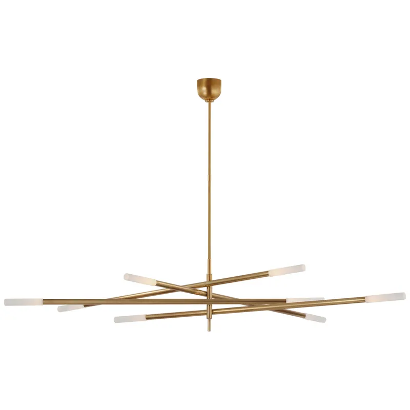 Rousseau Oversized Articulating Tube Chandelier — Chandeliers