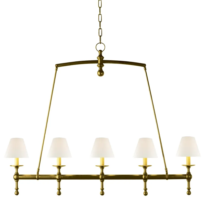 Classic Linear Chandelier — Chandeliers