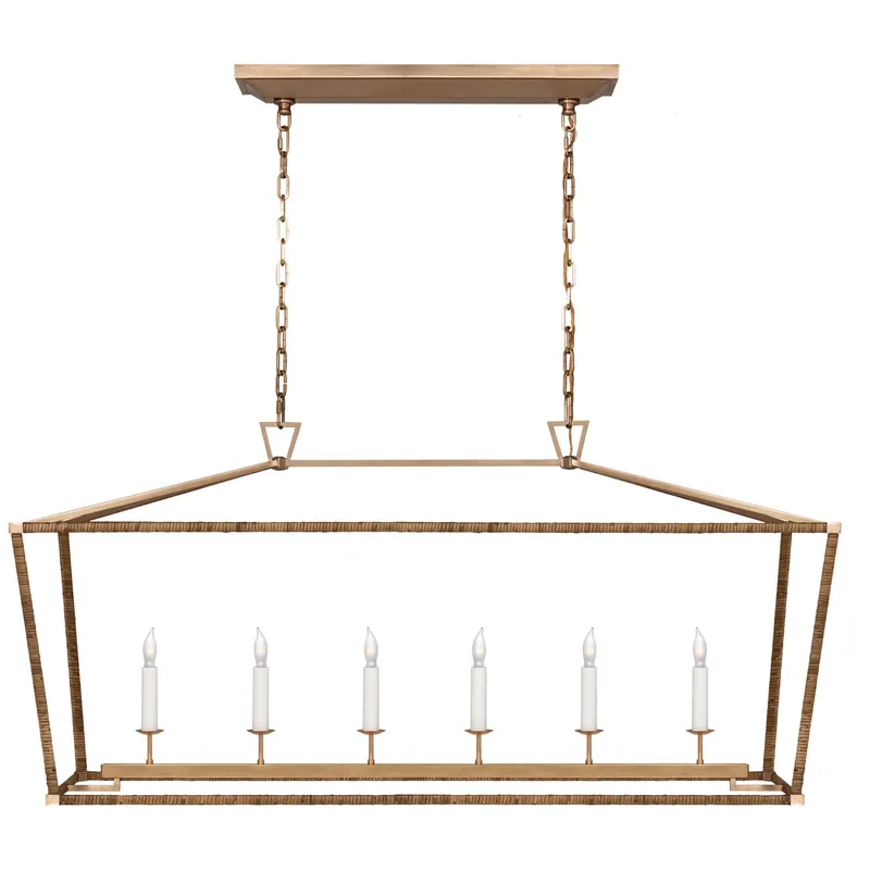 Darlana Wrapped Linear Chandelier — Linear Suspensions