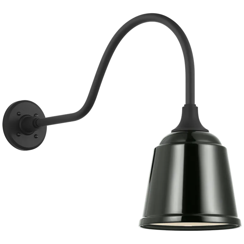 Academy Outdoor Flynn Small Rockhouse Shade Wall Light — Outdoor Wall Lighting