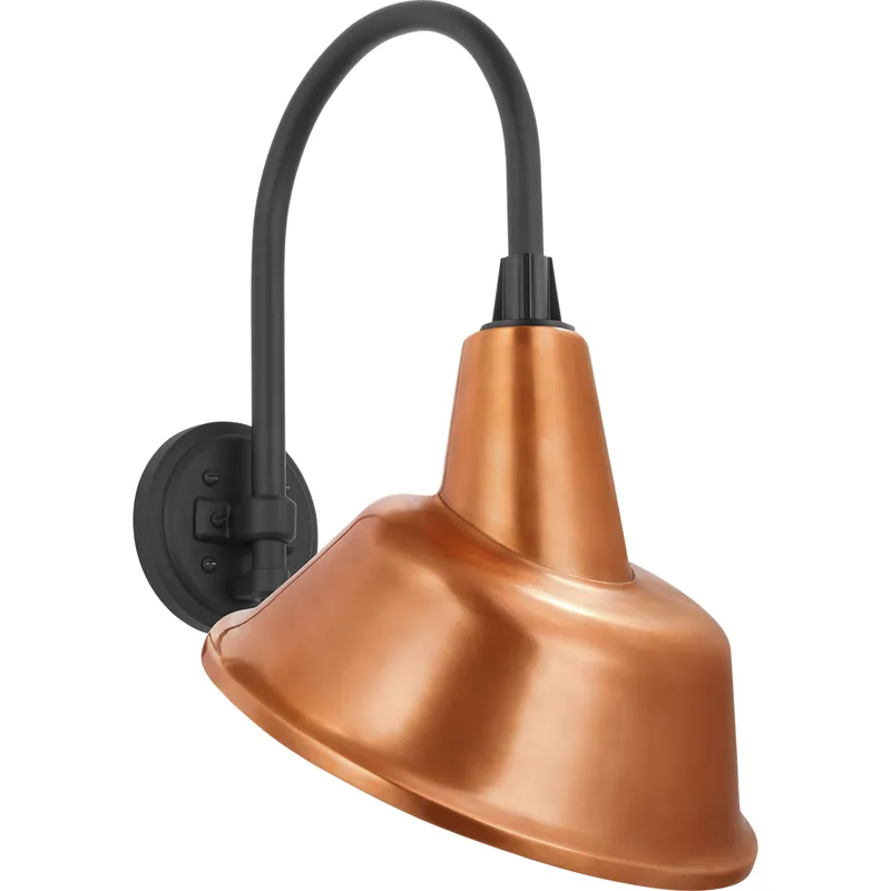Academy Outdoor Arched 16 Mack Tilt Bowers Shade Wall Light — Outdoor Wall Lighting