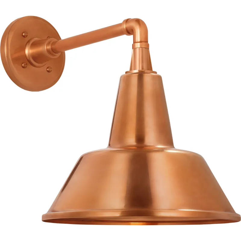 Academy Outdoor Mack Barn Bowers Shade Wall Light — Outdoor Wall Lighting