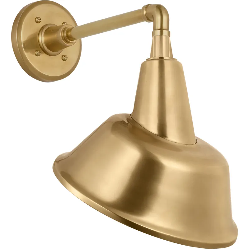 Academy Outdoor Mack Barn Tilt Bowers Shade Wall Light — Outdoor Wall Lighting