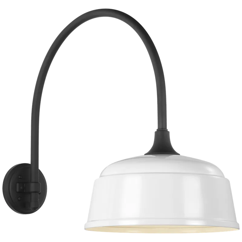 Academy Outdoor Arched Mack Rockhouse Shade Wall Light — Outdoor Wall Lighting