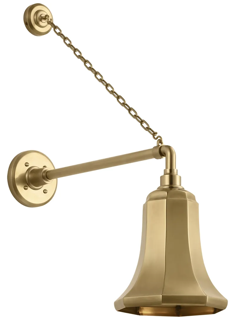 Academy Outdoor Anchored Mack Savannah Shade Wall Light — Outdoor Wall Lighting