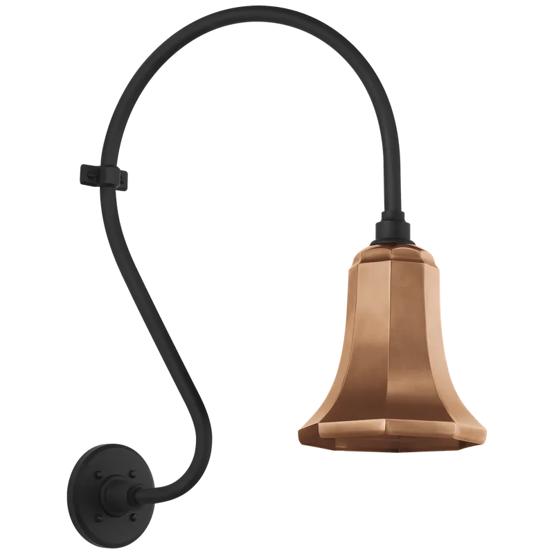 Academy Outdoor Larrabee Savannah Shade Wall Light — Outdoor Wall Lighting