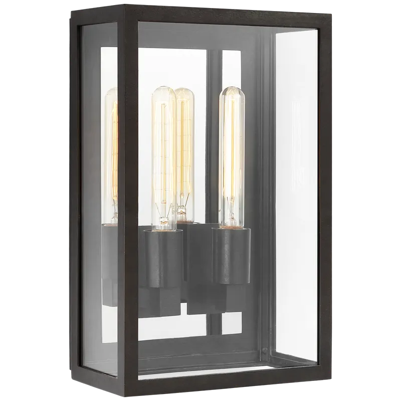 Fresno Wide Outdoor Wall Light — Outdoor Wall Lighting