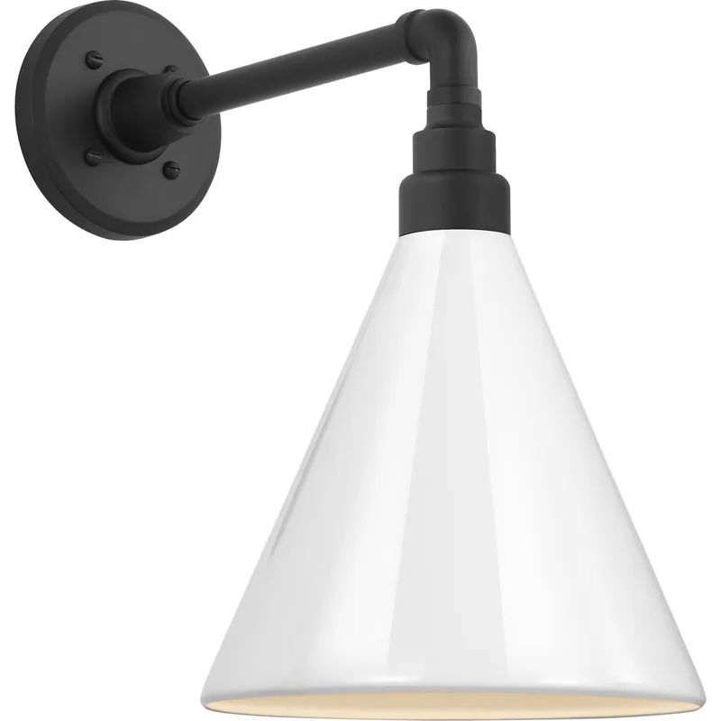 Academy Outdoor Mack Barn Savannah Conical Wall Light — Outdoor Wall Lighting