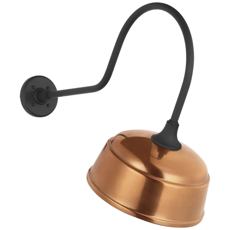 Academy Outdoor Angled Flynn Rockhouse Shade Wall Light — Outdoor Wall Lighting