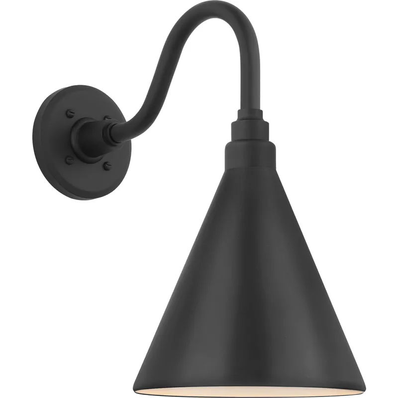 Academy Outdoor Flynn Barn Savannah Conical Wall Light — Outdoor Wall Lighting