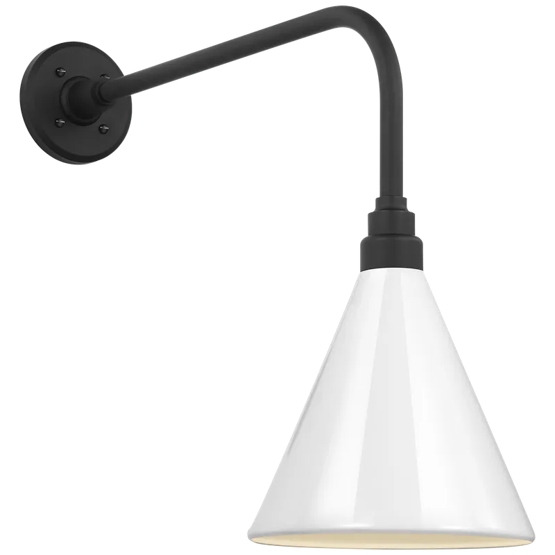 Academy Outdoor Rex Savannah Conical Wall Light — Outdoor Wall Lighting