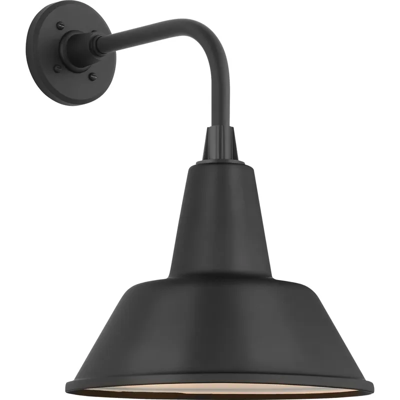 Academy Outdoor Rex Barn Bowers Shade Wall Light — Outdoor Wall Lighting