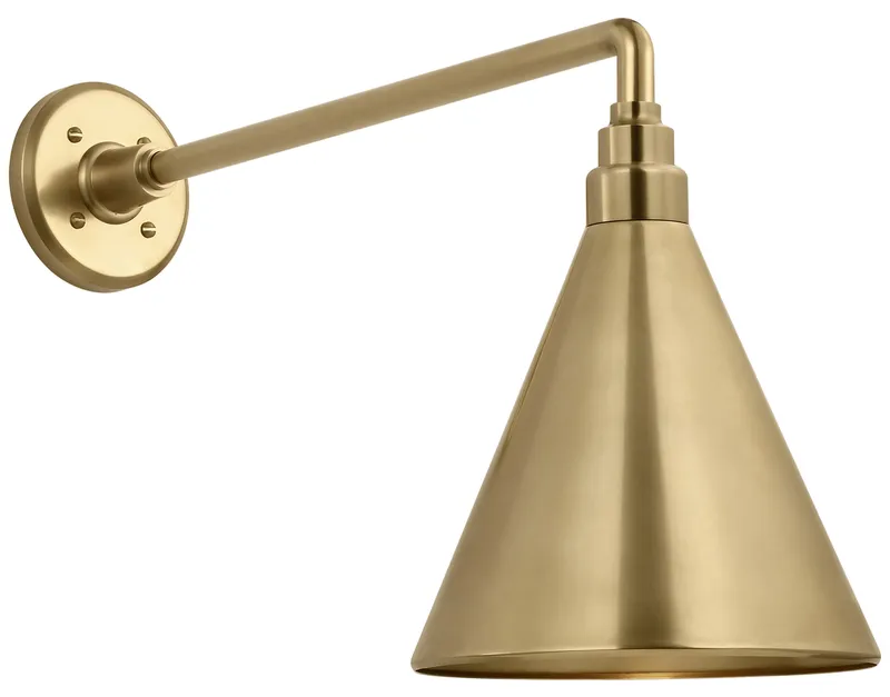 Academy Outdoor Mack Savannah Conical Wall Light — Outdoor Wall Lighting