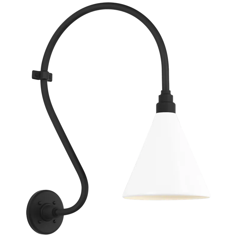 Academy Outdoor Larrabee Savannah Conical Wall Light — Outdoor Wall Lighting