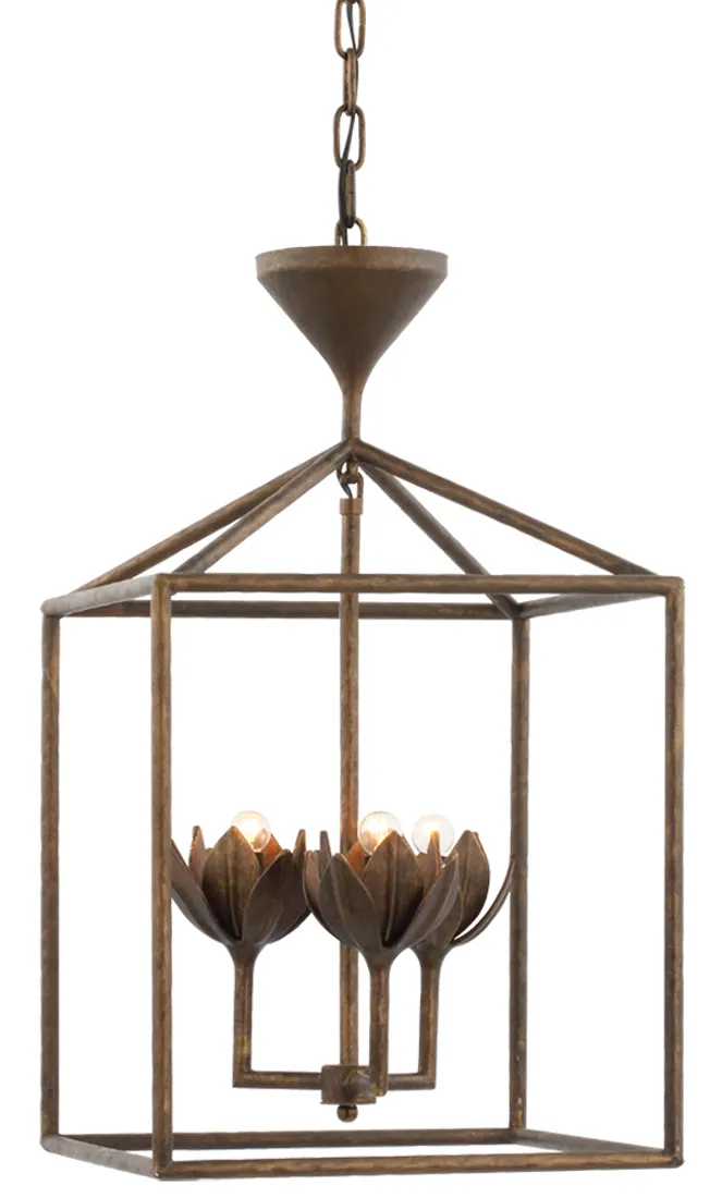 Alberto Open Cage Lantern Pendant — Pendants
