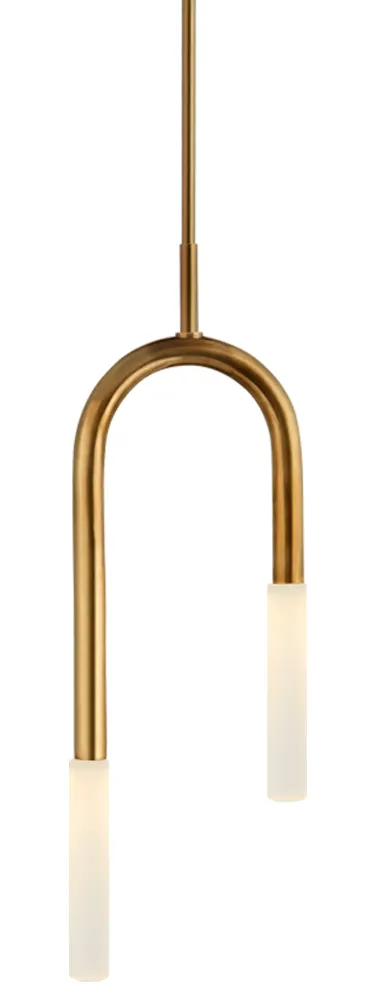 Rousseau Asymmetric Tube Pendant — Pendants