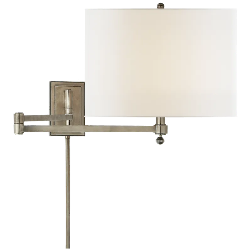 Hudson Swing Arm Plug-in Wall Sconce — Plug In Swing Arm