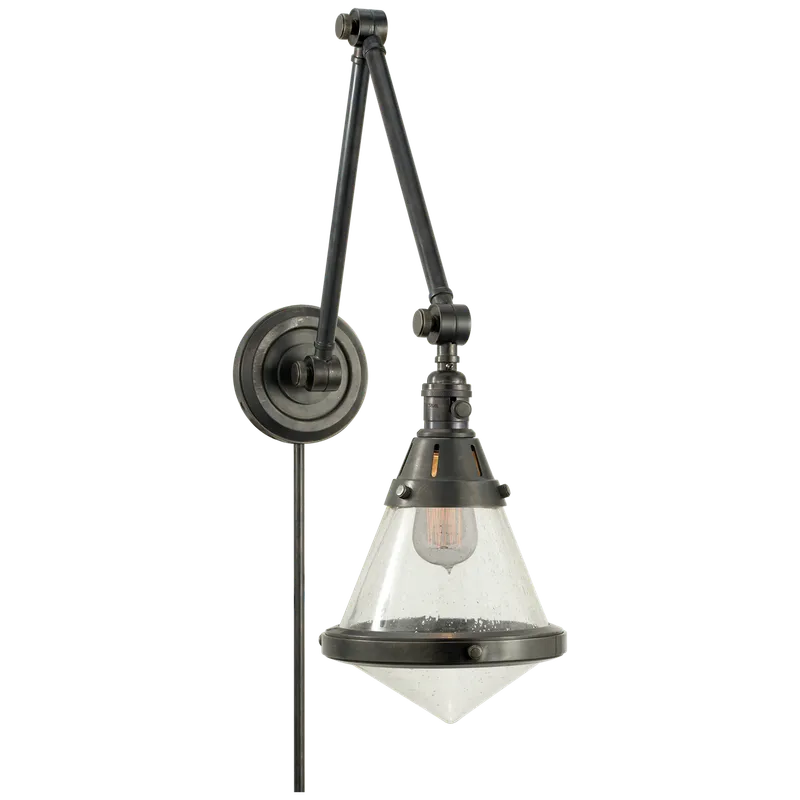 Gale Swing Arm Plug-in Wall Sconce — Plug In Swing Arm