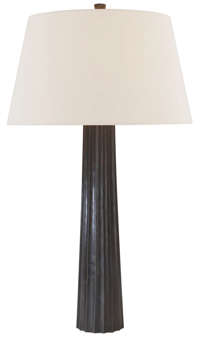 Fluted Spire Cordless Table Lamp — Portable Lamps