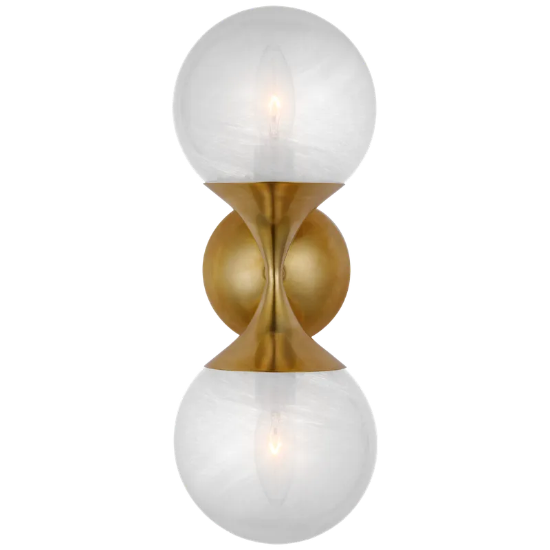 Cristol Double Wall Sconce — Wall Sconces