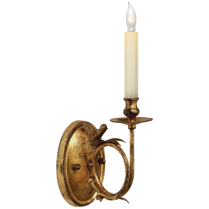 Perching Bird Wall Sconce — Wall Sconces