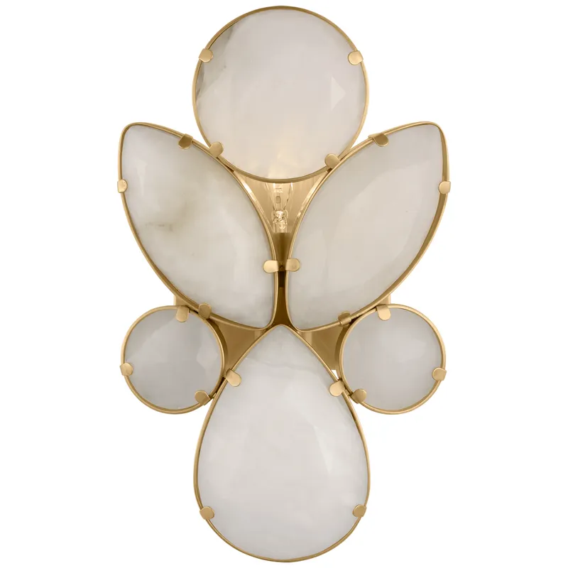 Lloyd Petite Alabaster Wall Sconce — Wall Sconces