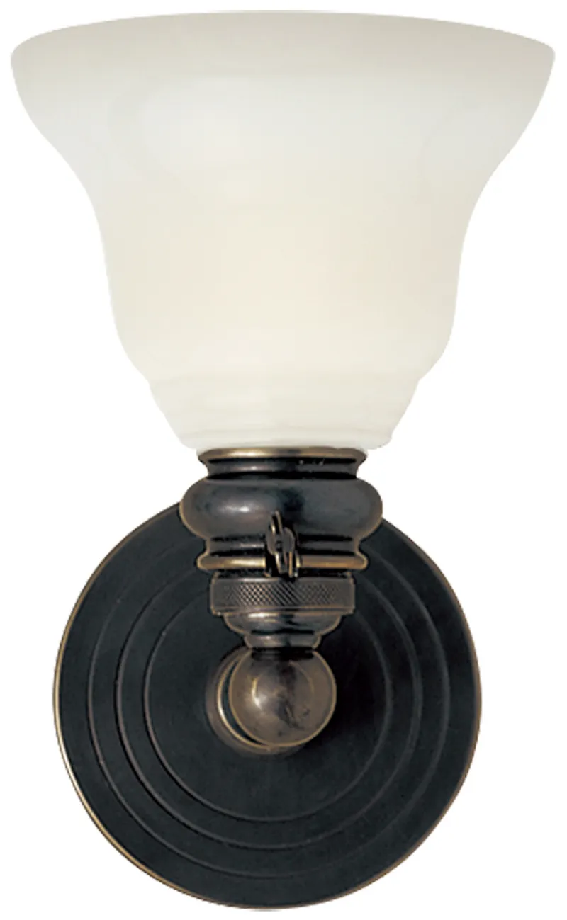 Boston Glass Functional Wall Sconce — Wall Sconces
