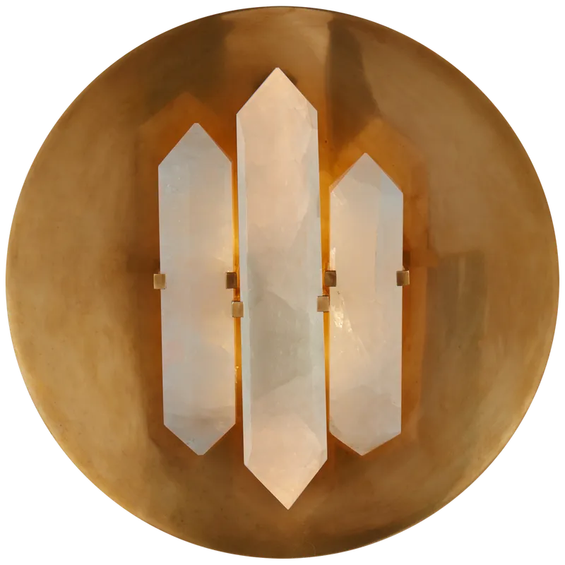 Halcyon Round Wall Sconce - Floor Model — Wall Sconces