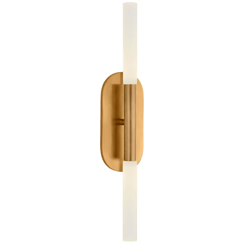 Rousseau Dual Tube Bathroom Vanity Light - Floor Model — Wall Sconces