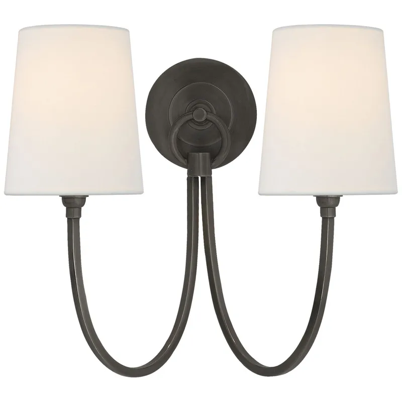 Reed Double Wall Sconce — Wall Sconces