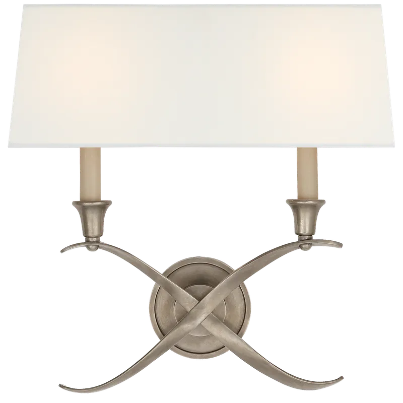 Cross Bouillotte Wall Sconce — Wall Sconces