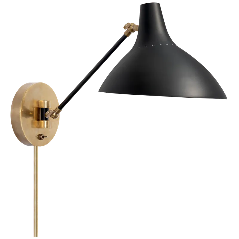 Charlton Plug-in Wall Sconce — Wall Sconces