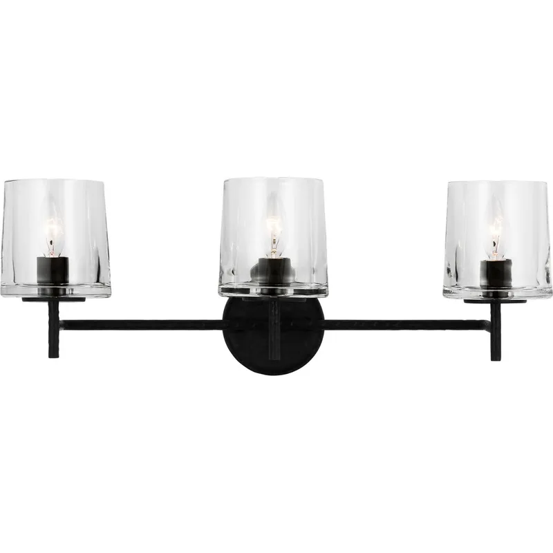 ED Ellen DeGeneres Marietta 3 Light 24 inch Aged Iron Vanity Light Wall Light