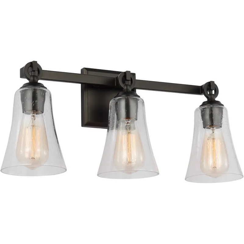 Sean Lavin Monterro 3 Light 21.75 inch Aged Iron Wall Bath Vanity Wall Light