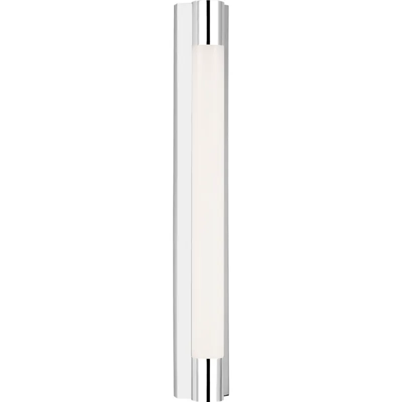 C&M by Chapman & Myers Loring LED 5 inch Chrome Vanity Light Wall Light