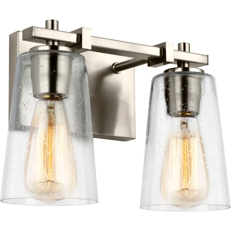 Sean Lavin Mercer 2 Light 12.5 inch Satin Nickel Vanity Light Wall Light