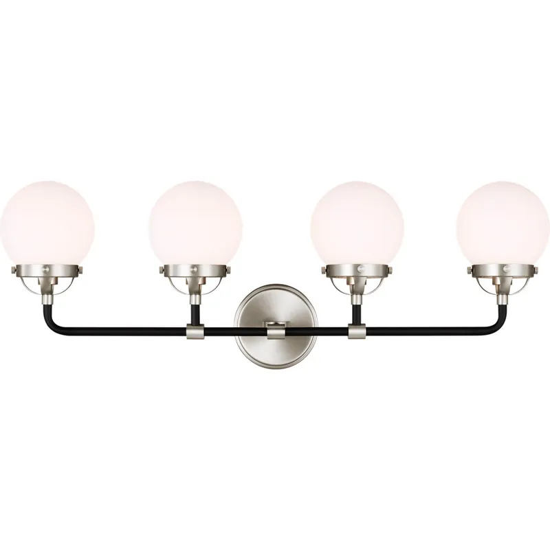 Ian K. Fowler Cafe LED 30 inch Brushed Nickel Wall Bath Fixture Wall Light