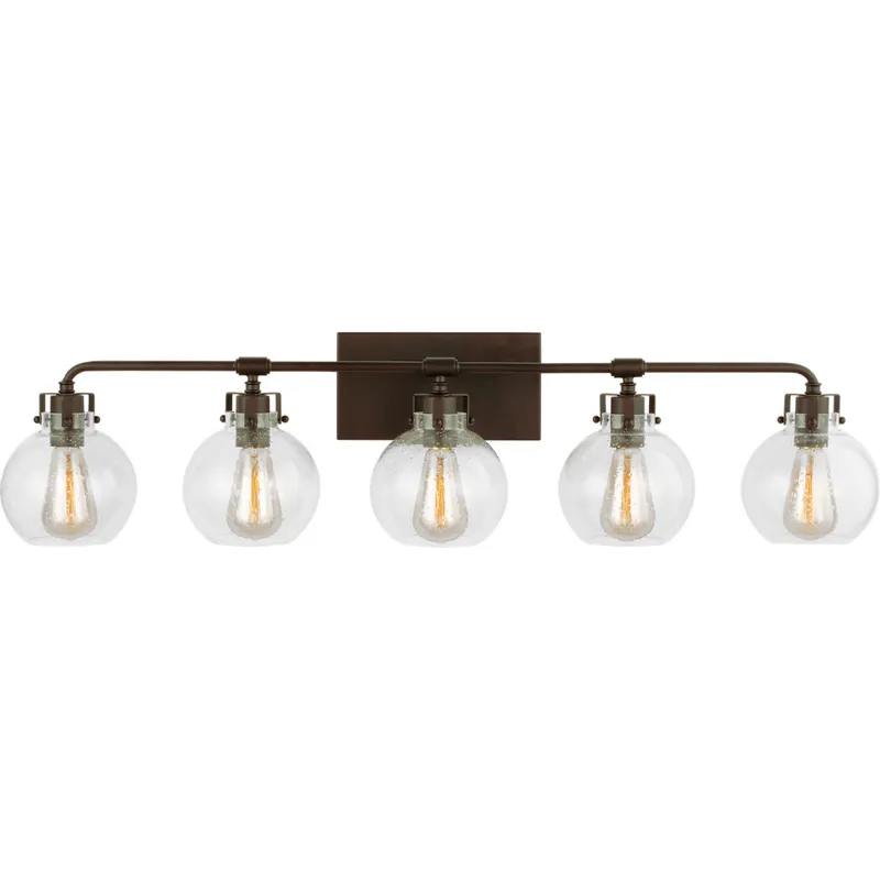 Sean Lavin Clara 5 Light 40 inch Oil Rubbed Bronze Vanity Light Wall Light