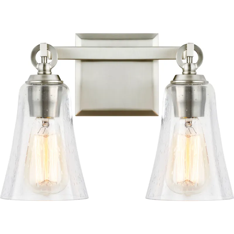 Sean Lavin Monterro 2 Light 13.5 inch Satin Nickel Vanity Light Wall Light