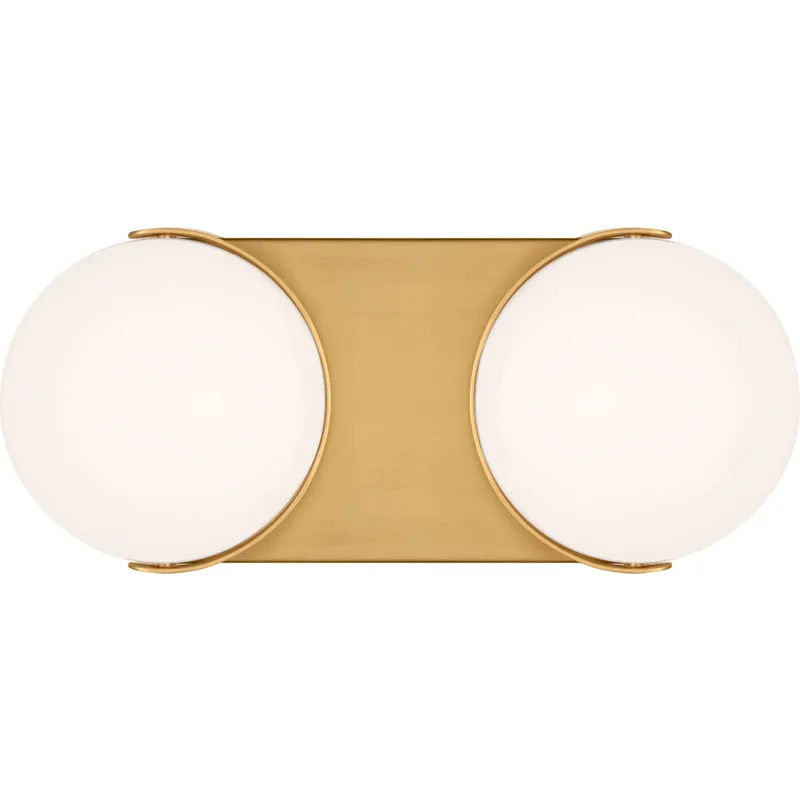 ED Ellen DeGeneres Syrie LED 11.88 inch Burnished Brass Vanity Light Wall Light