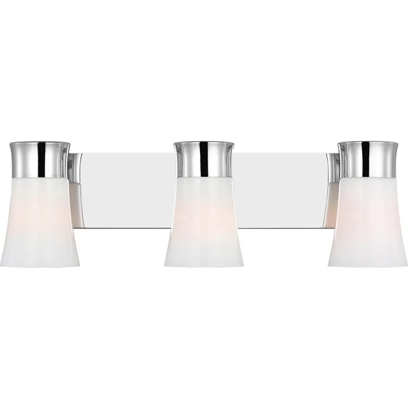 Drew & Jonathan Scott Roy 3 Light 23 inch Chrome Vanity Light Wall Light