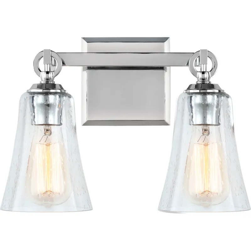 Sean Lavin Monterro 2 Light 13.5 inch Chrome Vanity Light Wall Light