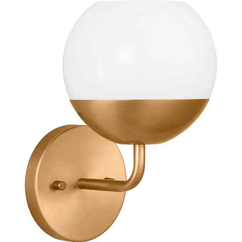 Alvin 1 Light 6.25 inch Satin Brass Bath Vanity Wall Light