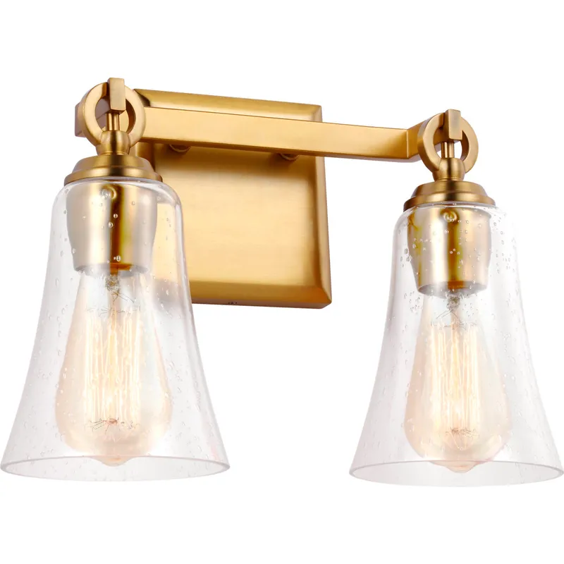 Sean Lavin Monterro 2 Light 13.5 inch Burnished Brass Vanity Light Wall Light