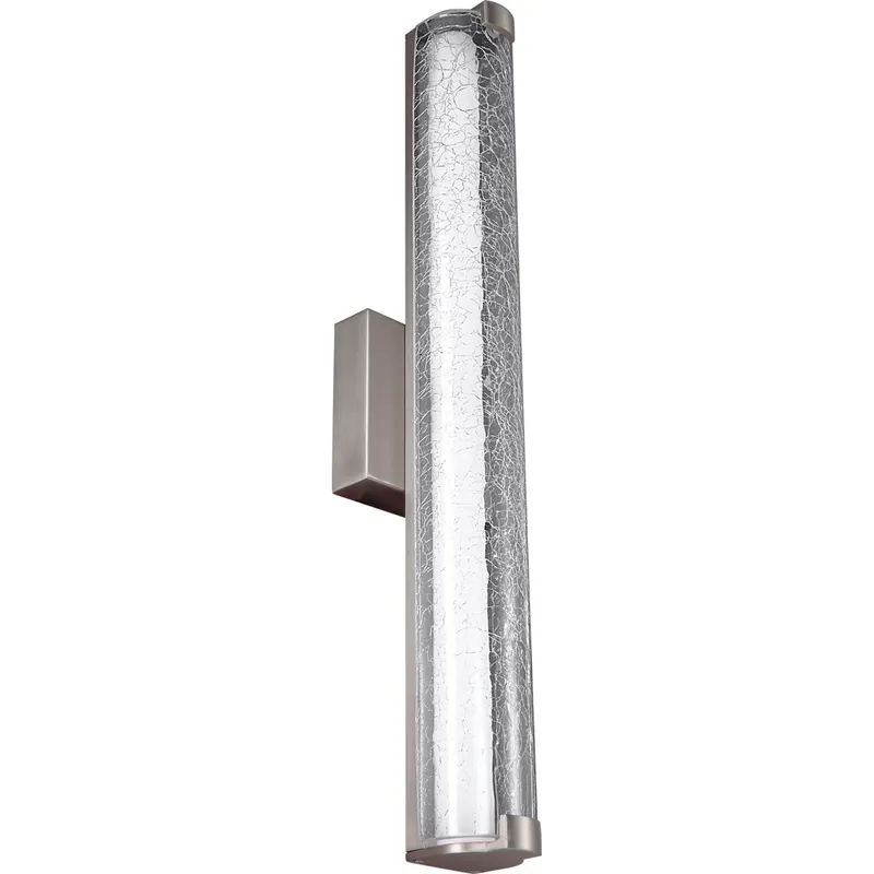 Sean Lavin Cutler LED 24 inch Satin Nickel Vanity Light Wall Light in Clear Crackle