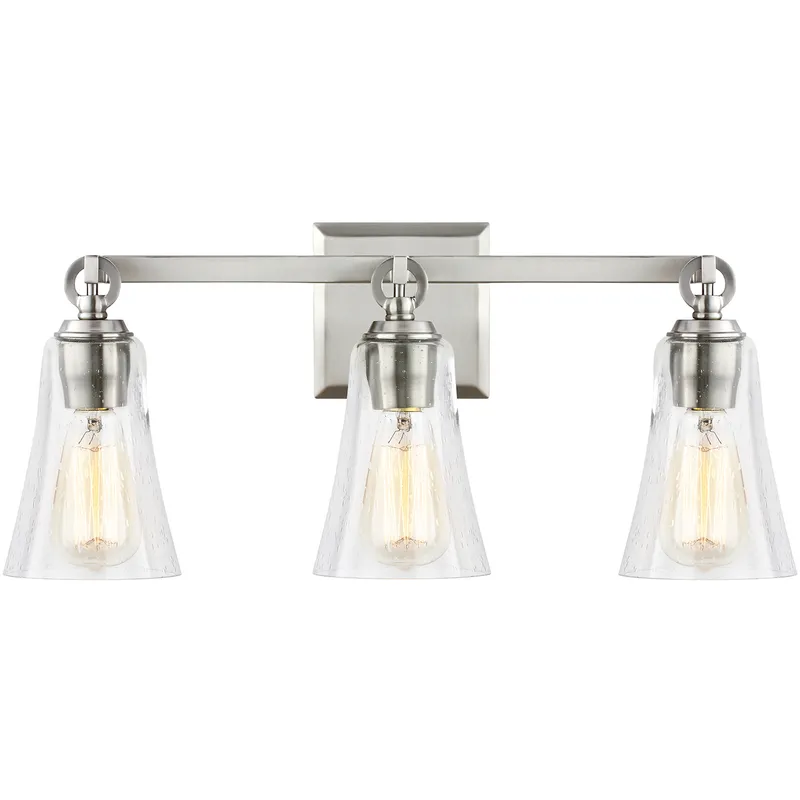 Sean Lavin Monterro 3 Light 21.75 inch Satin Nickel Vanity Light Wall Light