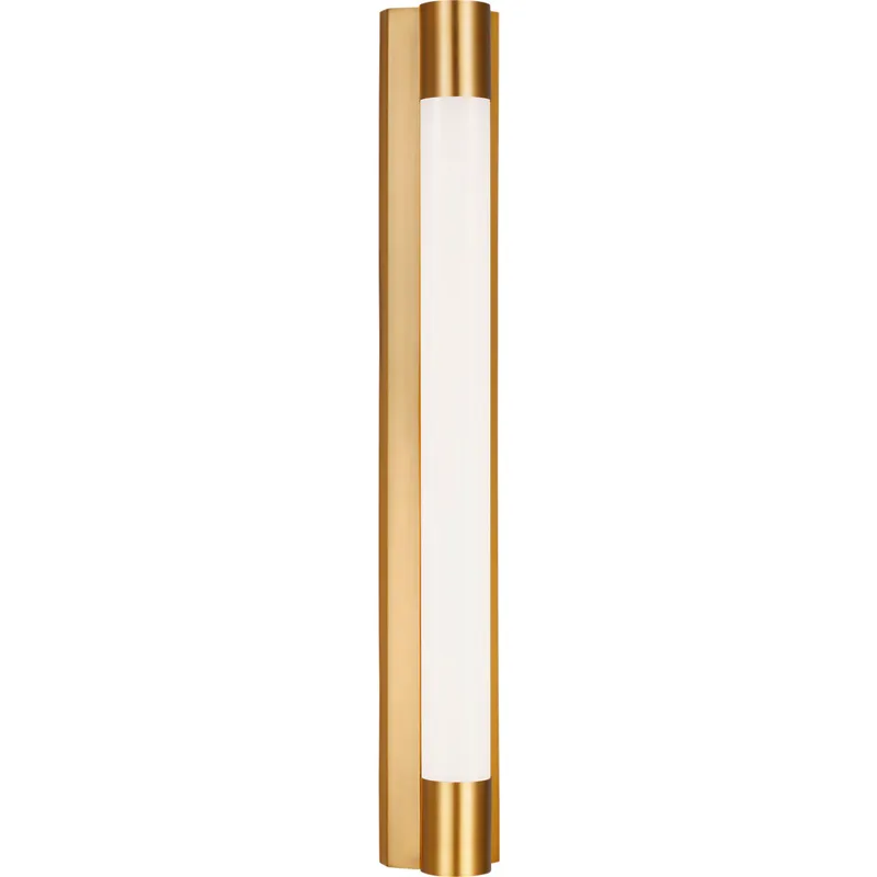C&M by Chapman & Myers Loring LED 5 inch Burnished Brass Vanity Light Wall Light