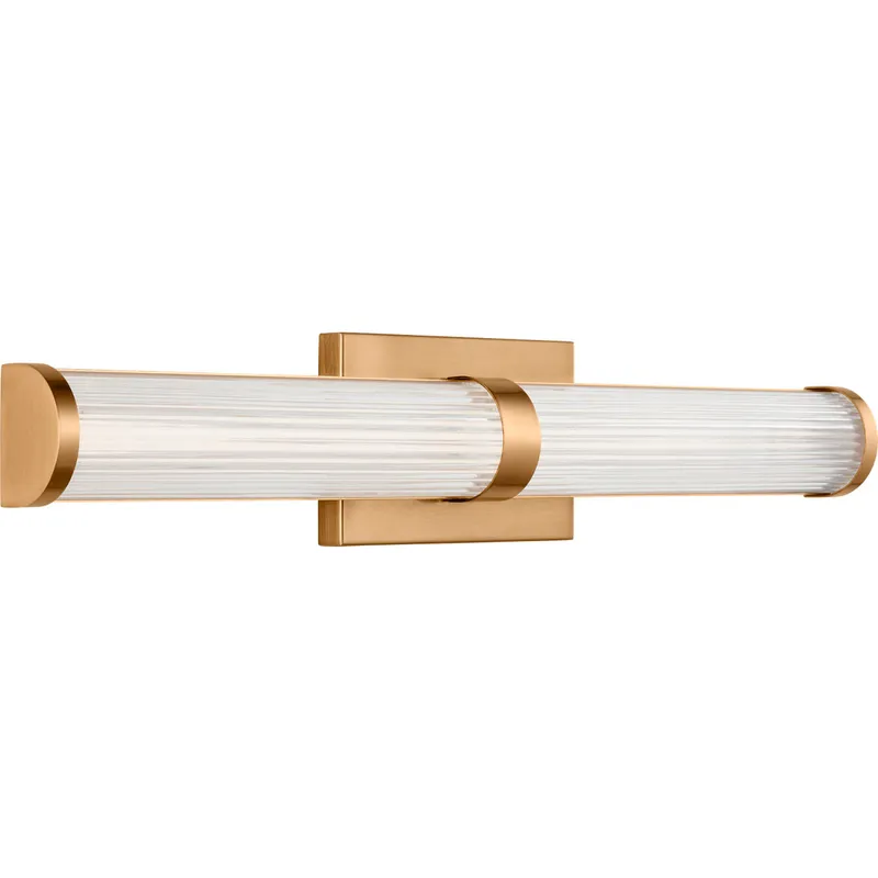 Syden LED 4.75 inch Satin Brass Bath Vanity Wall Light