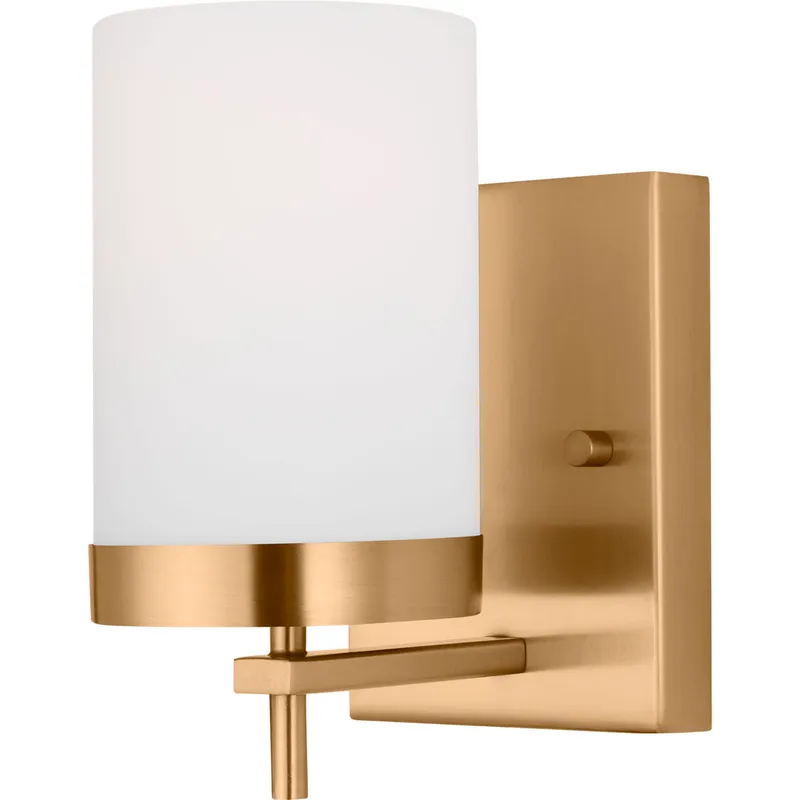 Sean Lavin Zire LED 4.38 inch Satin Brass Wall Bath Fixture Wall Light