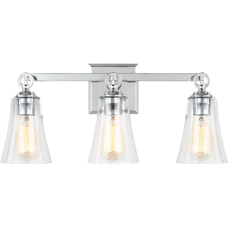 Sean Lavin Monterro 3 Light 21.75 inch Chrome Vanity Light Wall Light
